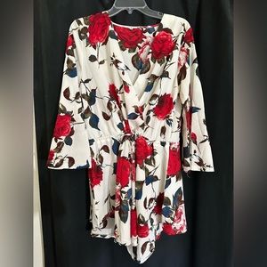 Floral Romper Size Medium